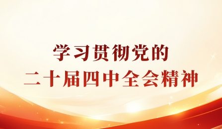 學習貫徹黨的二十屆四中全會精神